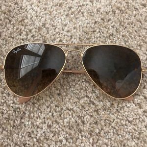Rayban Small Frame Brown Gradient Aviators